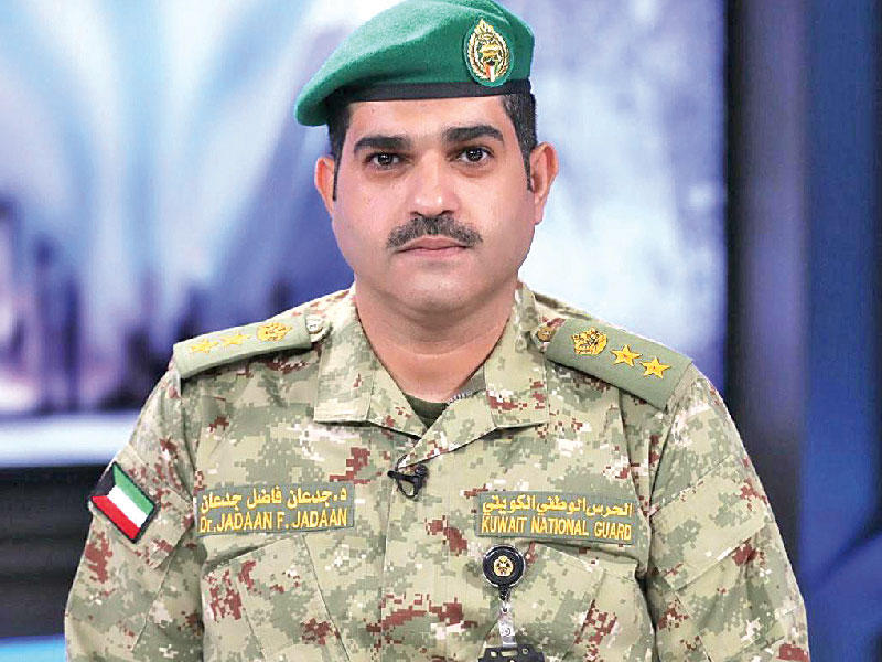 مدير مديرية التوجيه المعنوي بالحرس الوطني العقيد د. جدعان الجدعان