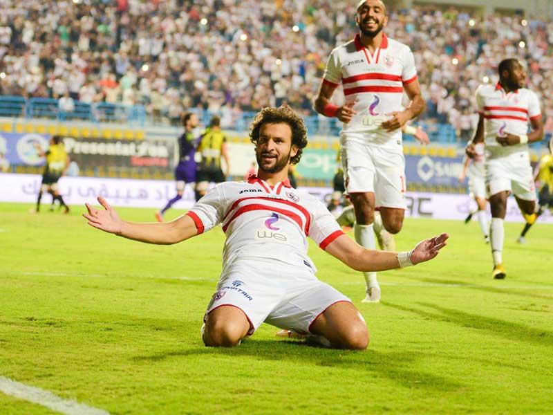 لاعب نادي الزمالك محمود علاء
