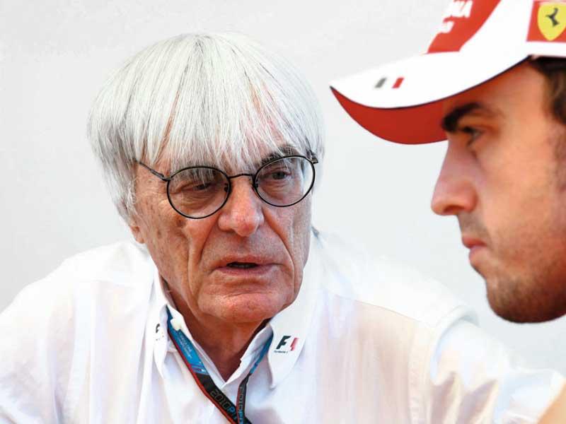 العراب السابق لبطولة العالم للفورمولا واحد البريطاني بيرني إيكليستون