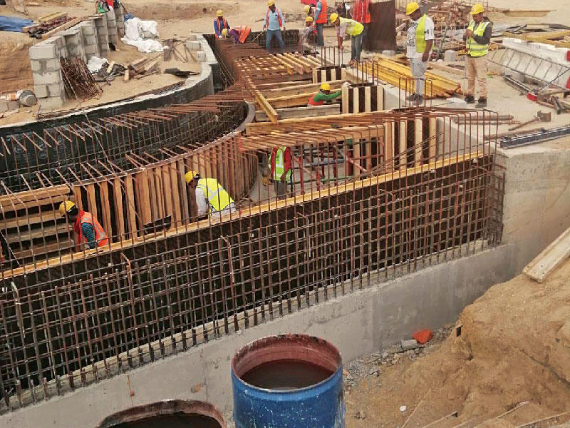 إحدى نقاط العمل على الدائري السابع