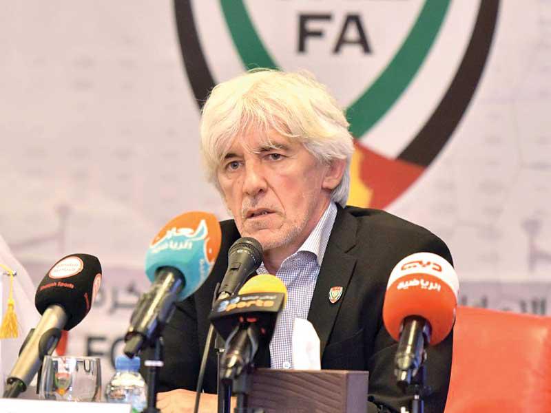 مدرب المنتخب الوطني الاماراتي  إيفان يوفانوفيتش