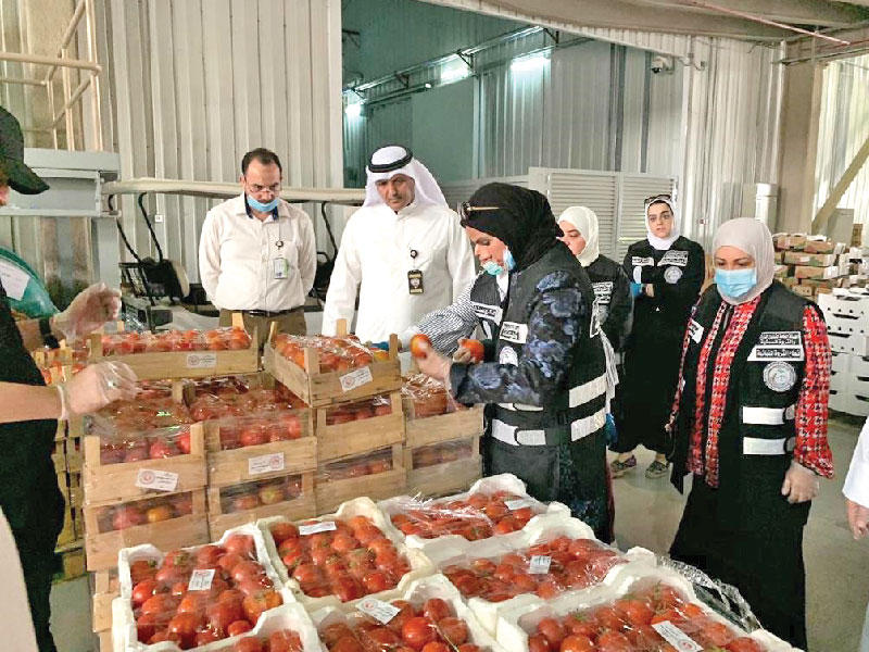 «الزراعة» تتفقد موقع التنزيل بالعارضية