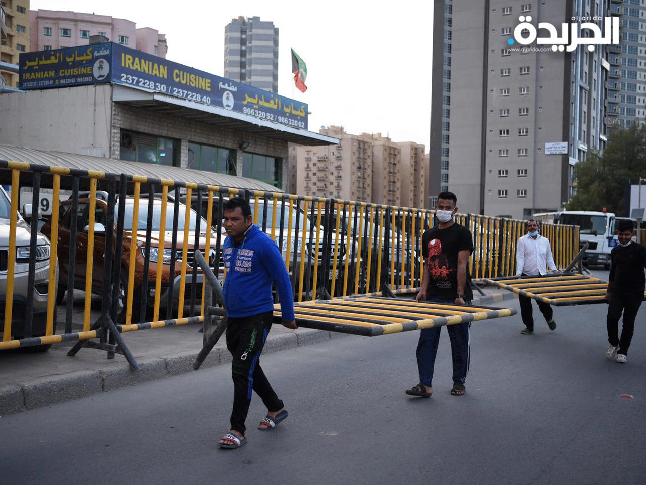 حواجز لإغلاق الشوارع في المهبولة