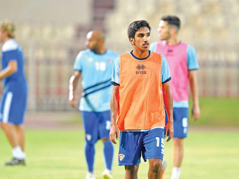  لاعب نادي القادسية والمنتخب الوطني الاول لكرة القدم عبدالله ماوي