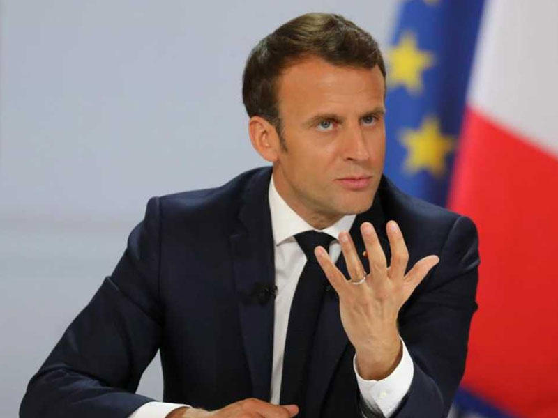 الرئيس الفرنسي إيمانويل ماكرون 