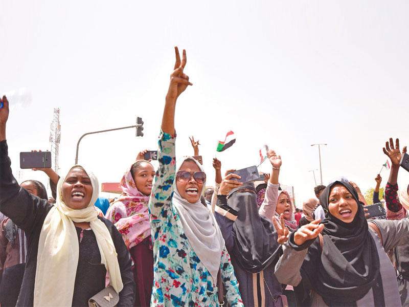 تظاهر السودانيين بالعاصمة الخرطوم