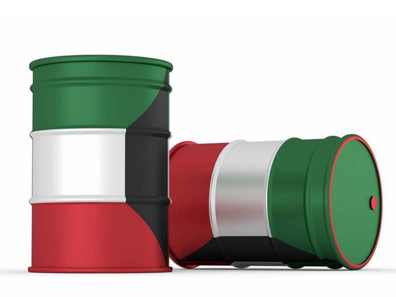انخفاض سعر برميل النفط الكويتي