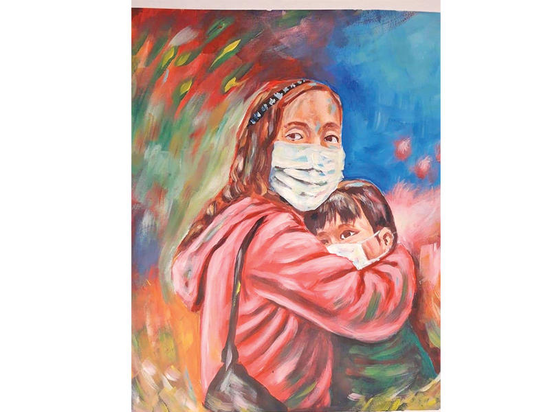 لوحة تشكيلية 