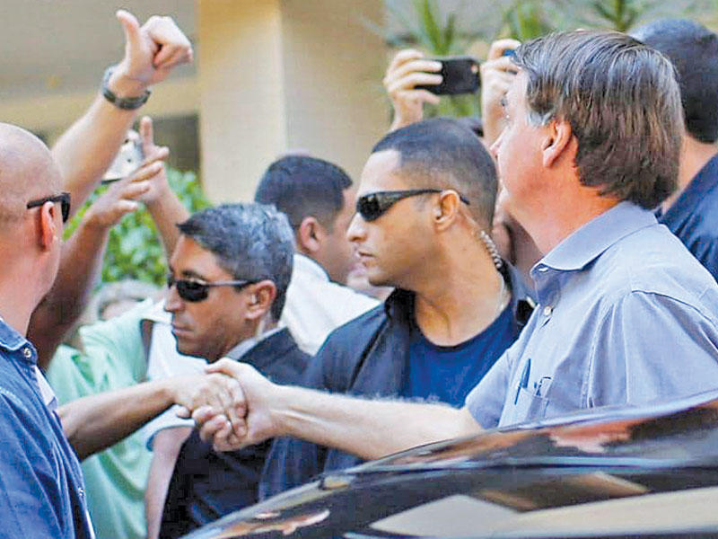 الرئيس البرازيلي جاير بولسونارو 