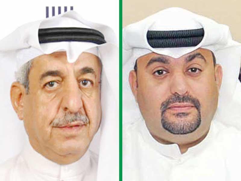  نائب رئيس مجلس الإدارة والرئيس التنفيذي طلال جاسم البحر-رئيس مجلس إدارة «عقارات الكويت» إبراهيم الذربان