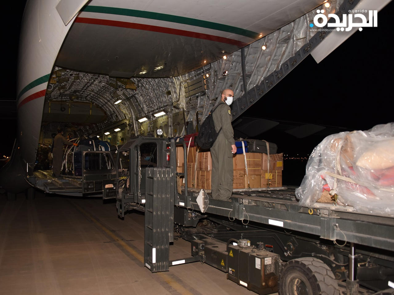  وصول طائرة عسكرية كويتية من بنغلاديش