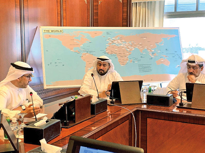 وزير الخارجية مترئساً الاجتماع أمس