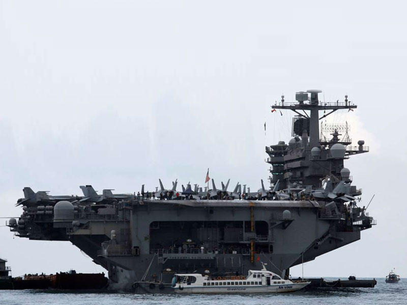 حاملة الطائرات الأميركية النووية «ثيودور روزفلت» 