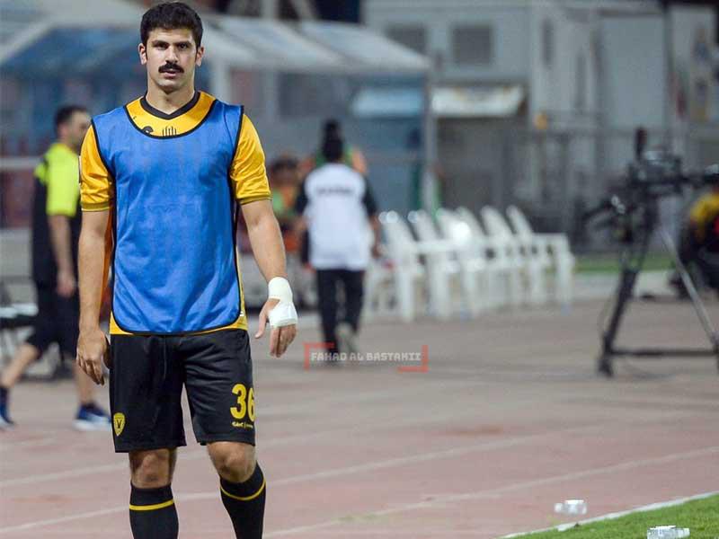 لاعب منتخب الكويت والقادسية لكرة القدم خالد إبراهيم