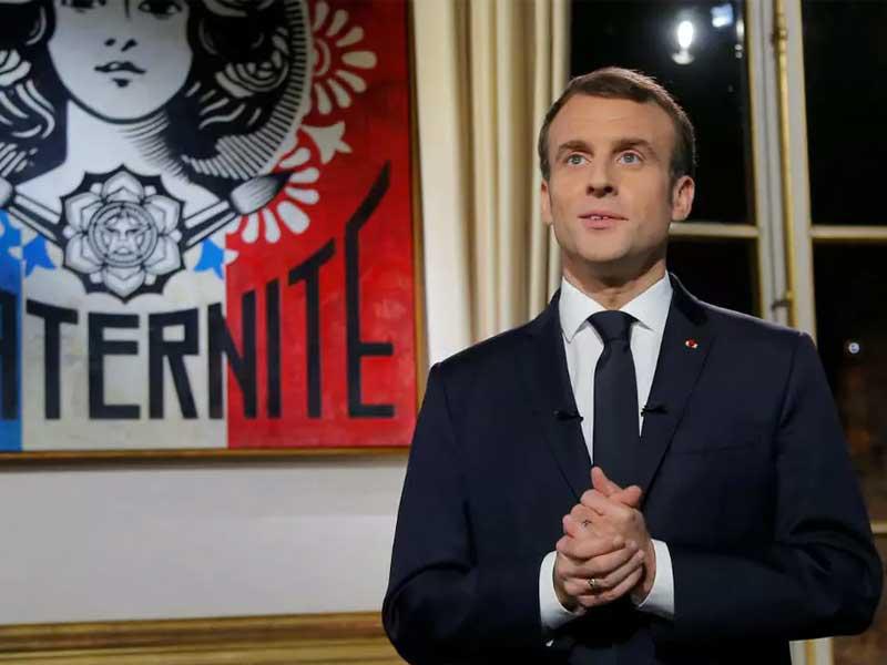 الرئيس الفرنسي إيمانويل ماكرون