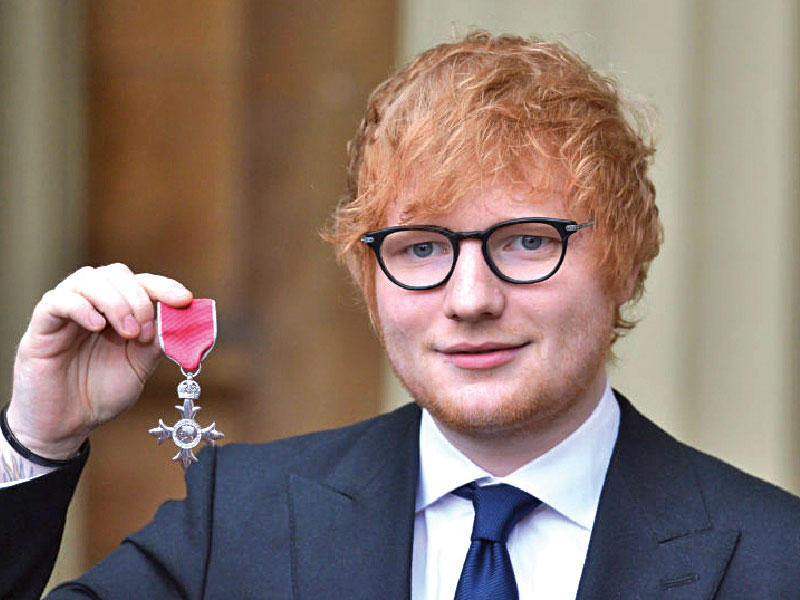 المغني البريطاني إد شيران