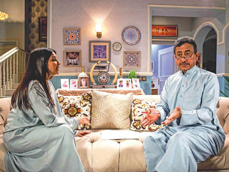 القصبي في مشهد من «مخرج 7» 