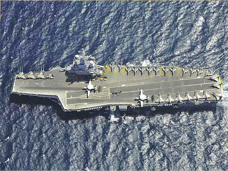 حاملة الطائرات الفرنسية «شارل ديغول» 