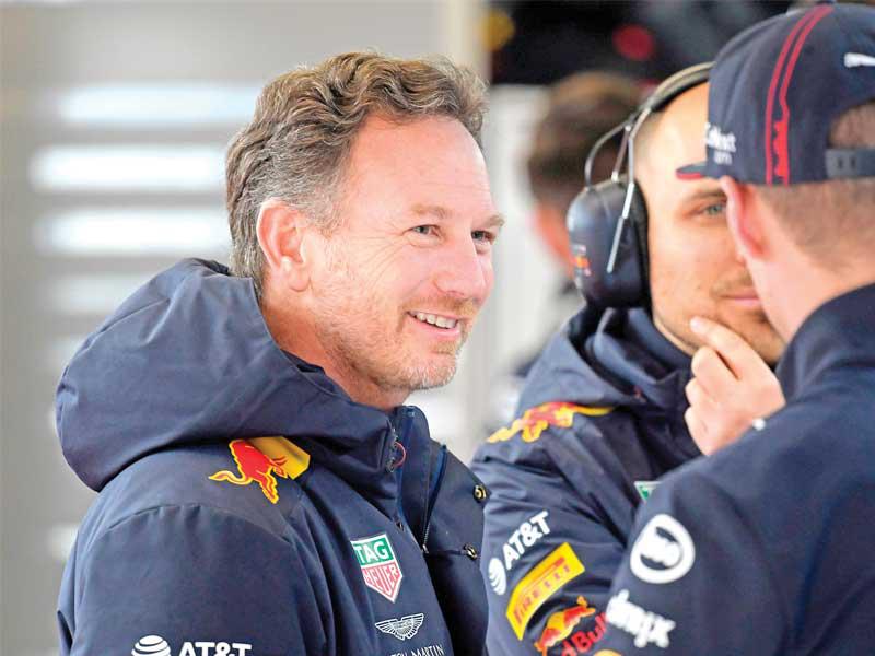  مدير فريق ريد بول كريستيان هورنر