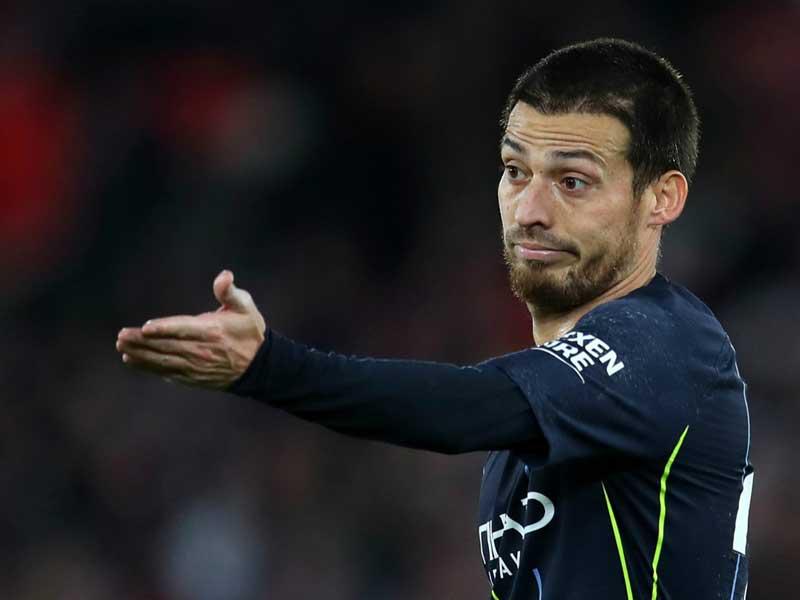 جناح مانشستر سيتي الإنكليزي  ديفيد سيلفا