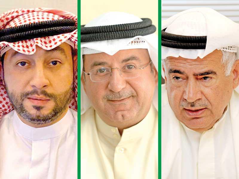 رئيس مجلس إدارة شركة «سدير» للتجارة والمقاولات طارق المطوع- الخبير الصناعي أحمد النوري-نائب رئيس مجلس الإدارة الرئيس التنفيذي في شركة غلوبال ديفلوبرز للمقاولات المستشار يوسف شموه