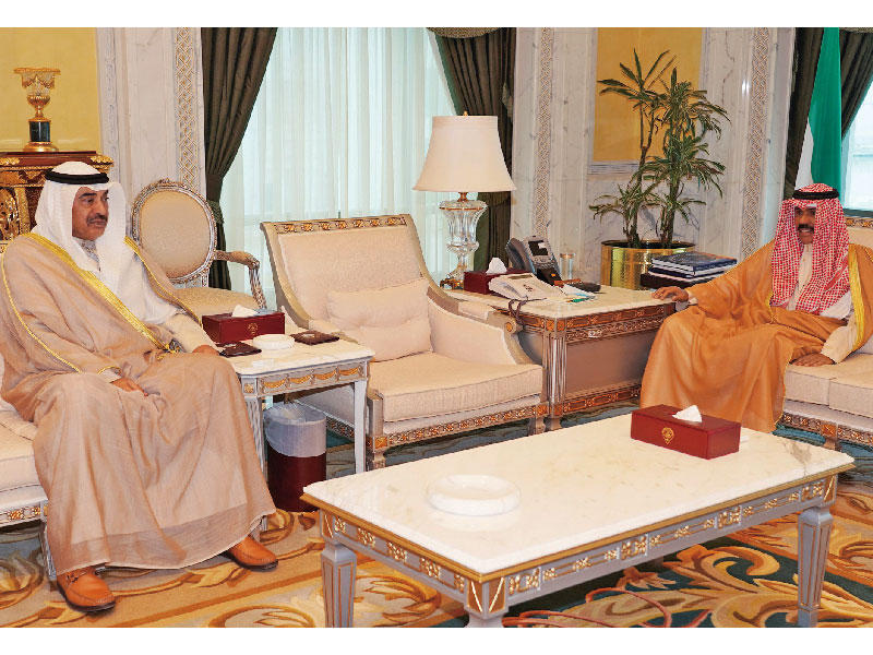 ولي العهد مستقبلاً رئيس الوزراء أمس