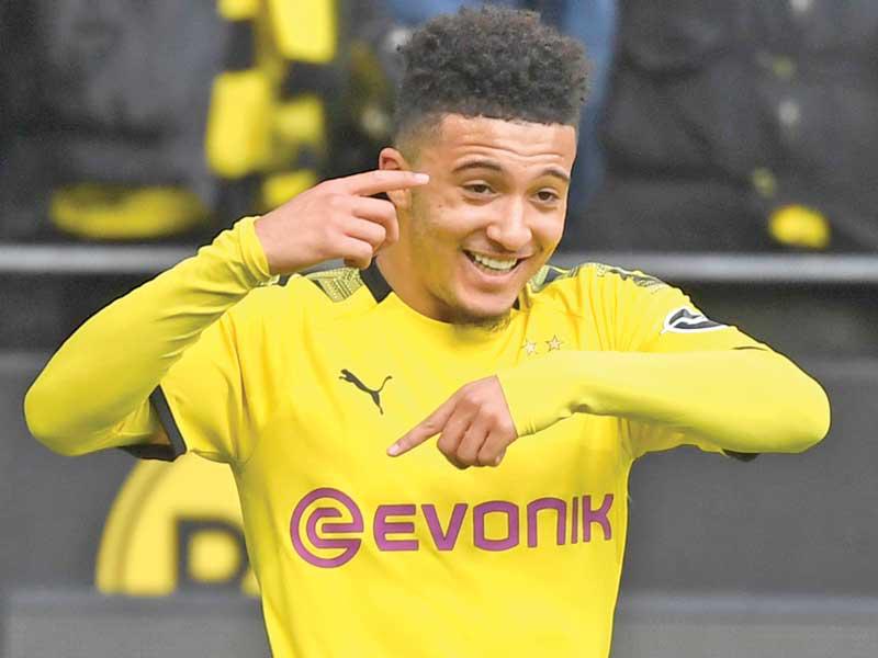 لاعب نادي بوروسيا دورتموند جادون سانشو