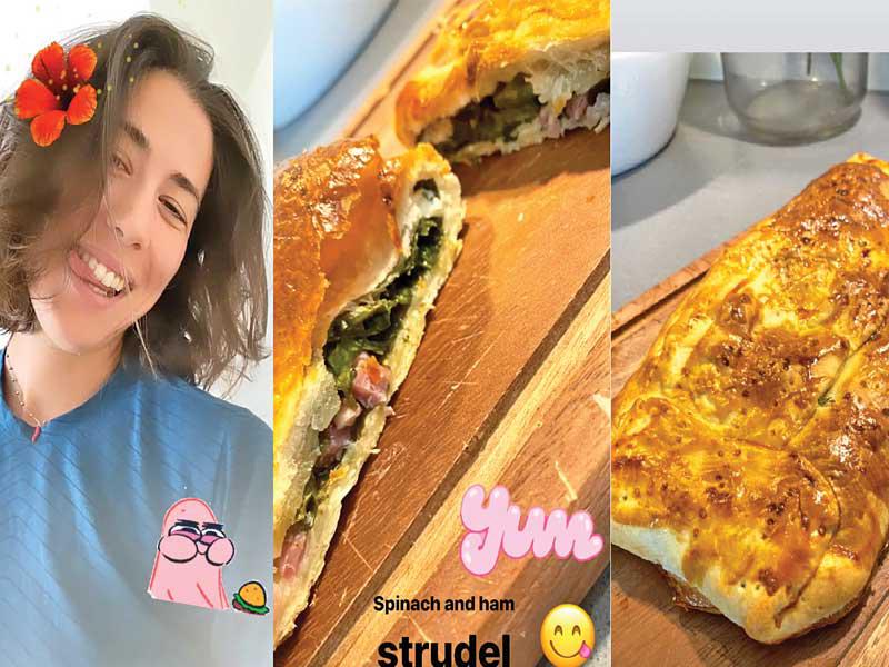 الصورة التي نشرتها موغوروزا للطبق الذي حضرته