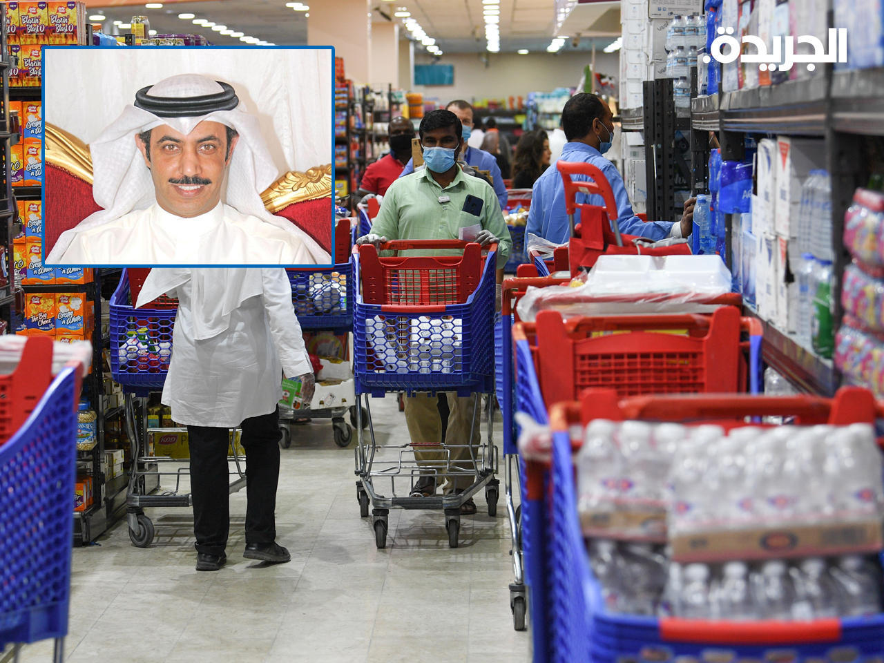 استنفار في الأسواق المركزي وفي الإطار رئيس اتحاد الجمعيات خالد الهضيبان