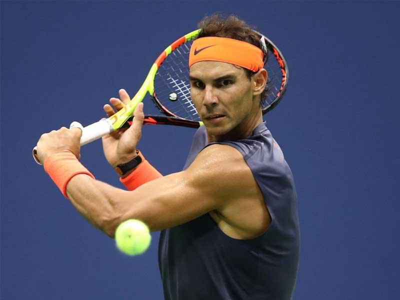 لاعب التنس الإسباني رافائيل نادال