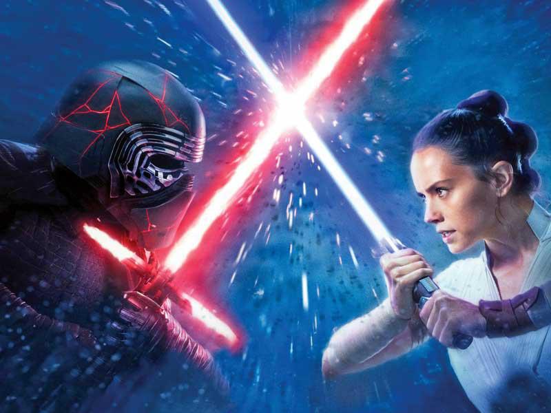 مشهد من فيلم حرب النجوم