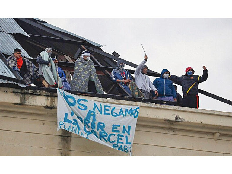 الأرجنتين: تمرد في سجن بعد تأكيد إصابة بـ فيروس كورونا