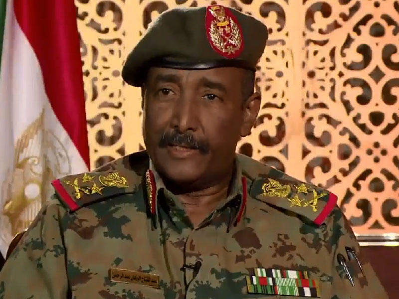  رئيس مجلس السيادة السوداني، الفريق أول عبدالفتاح البرهان