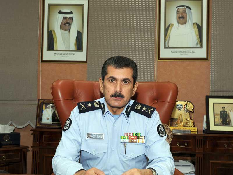  المدير العام للإدارة العامة للإطفاء الفريق خالد المكراد