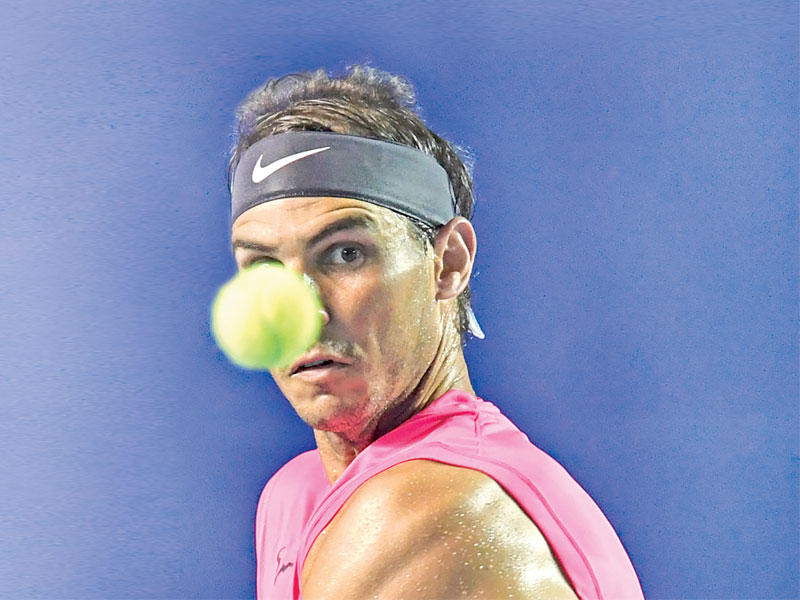 نجم المضرب الإسباني رافايل نادال