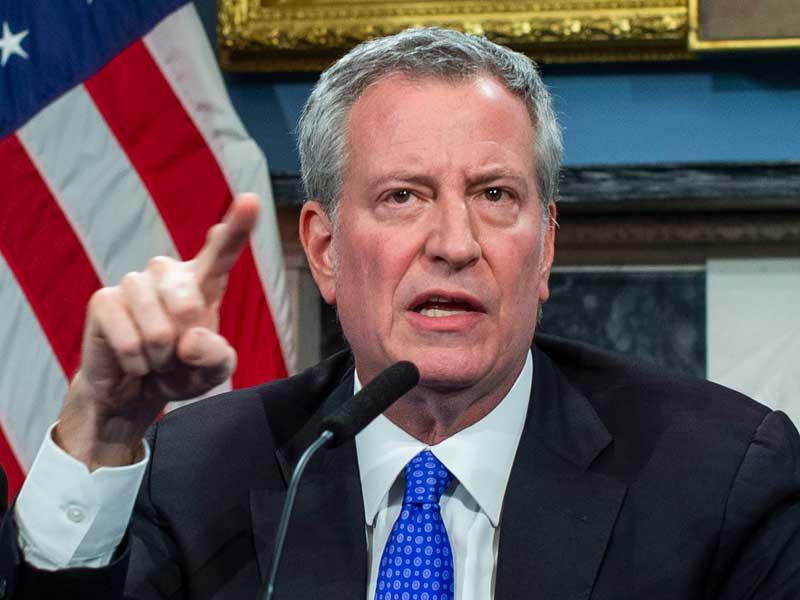 عمدة نيويورك بيل دي بلاسيو