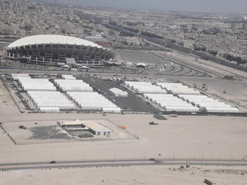 لقطة من الجو لمحجر العارضية