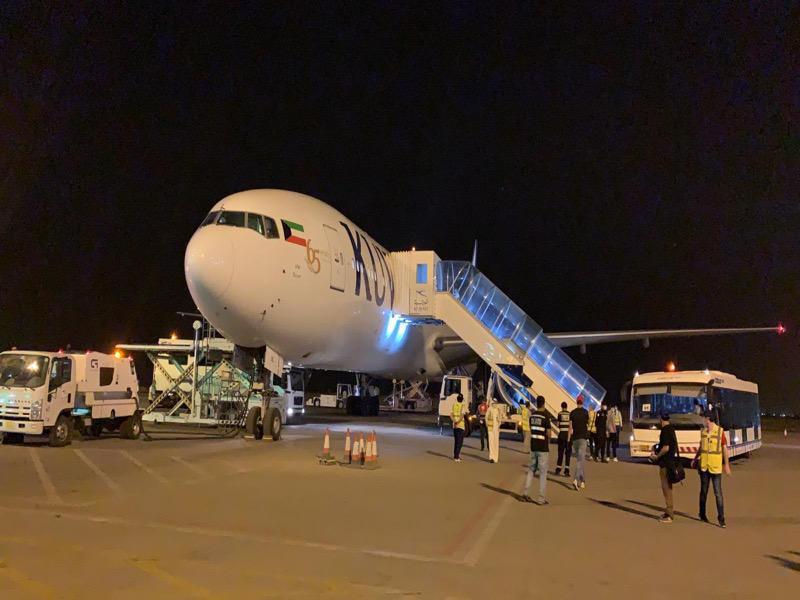 صورة أرشيفية لوصول الرحلات في مطار الكويت