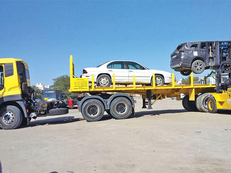 رفع سيارات مهملة خلال الحملة