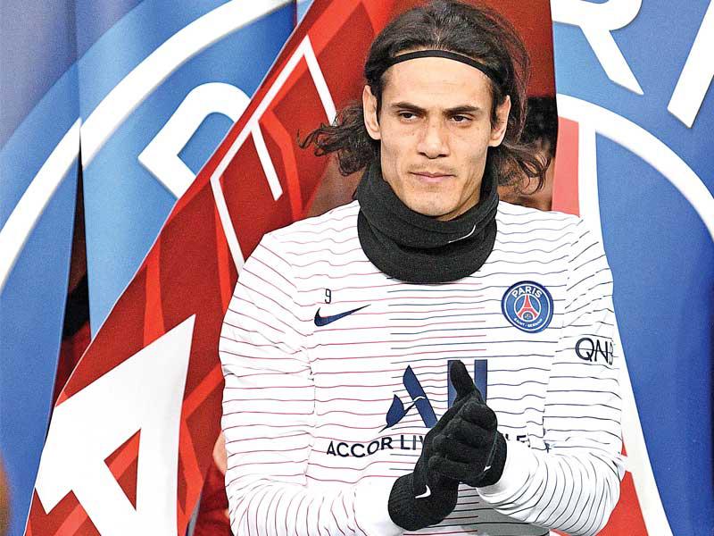 مهاجم باريس سان جرمان إدينسون كافاني