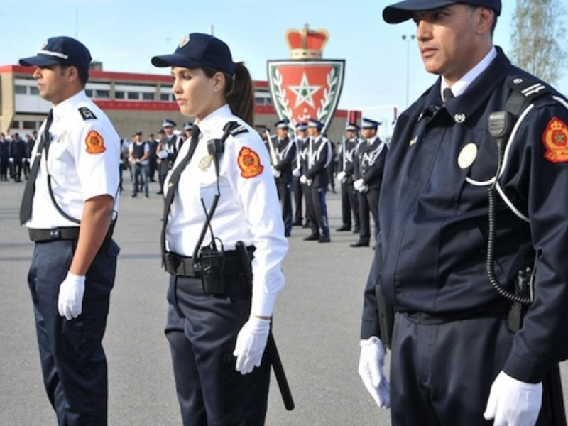 أفراد من الشرطة المغربية