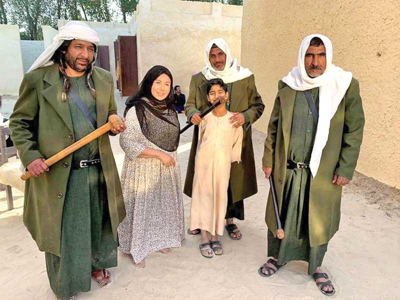 مشهد من مسلسل «رحى الأيام»