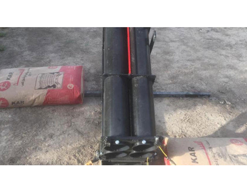 راجمة صواريخ كاتيوشا عثر عليها الجيش العراقي شوهدت في منطقة ريفية غرب بغداد (رويترز)