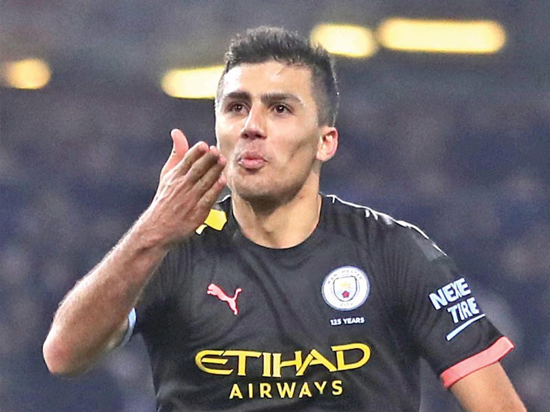 الإسباني رودري، لاعب خط وسط مانشستر سيتي