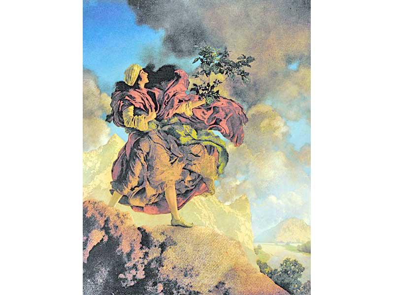 عقاب يحمل الشاب بين مخالبه ويطير به إلى جزيرة وسط  البحر