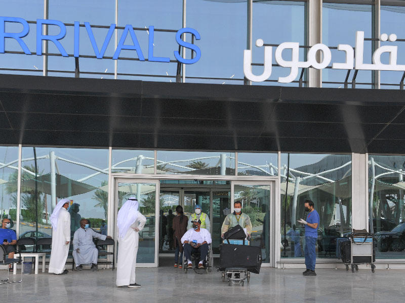 جانب من عودة المواطنيين من الخارج