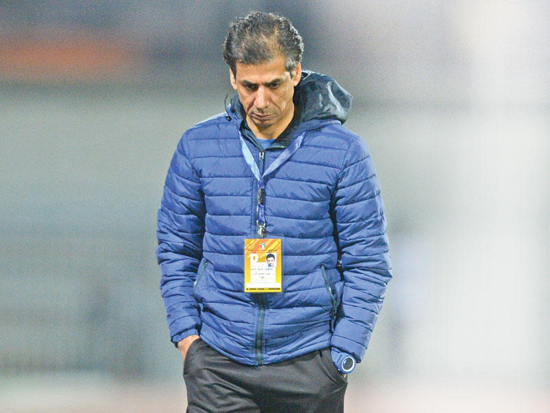 مدرب الفريق الأول لكرة القدم بنادي النصر أحمد عبدالكريم