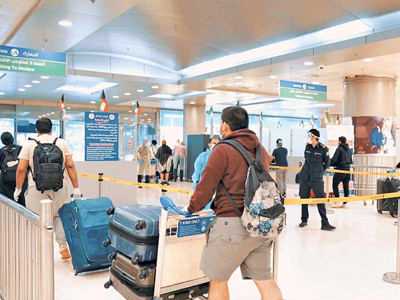 جمارك المطار ومواكبة عودة المواطنين