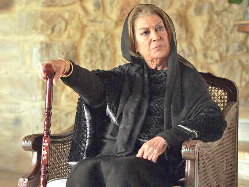  الفنانة السورية منى واصف في مسلسل الهيبة 