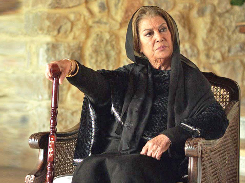  الفنانة السورية منى واصف في مسلسل الهيبة 